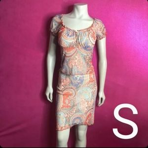 🆕Vintage Unique Design Dress Set Top & Skirt Size S, Can Also Fit M